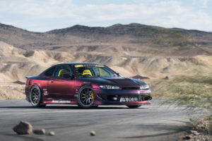 Luke Munnell automotive photography RB26DETT swapped Midnight Purple III Nissan S15 Silvia front shot for Super Street magazine