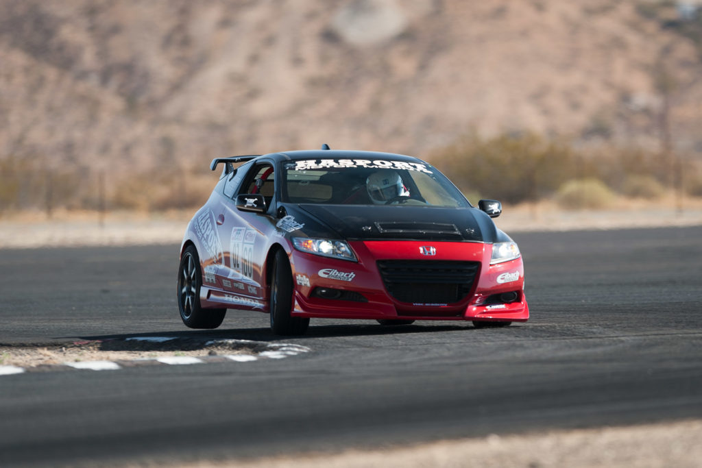 Hasport Honda CR-Z time-attack race car at Super Street FF Battle at Streets of Willow Springs track motorsports photography