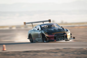 SP Engineering R35 Nissan GT-R race car in Global Time Attack and Super Lap Battle competition on two wheels motorsports photography