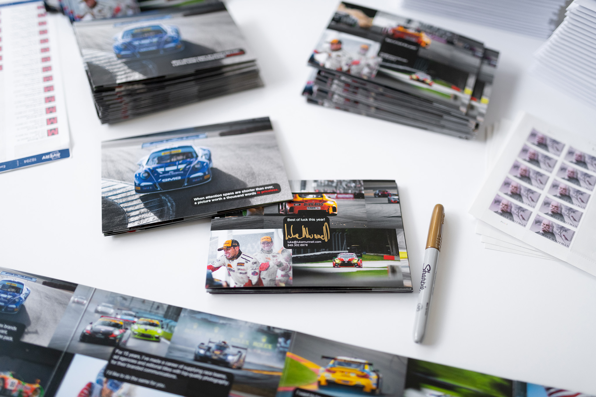 Luke Munnell motorsports brochures
