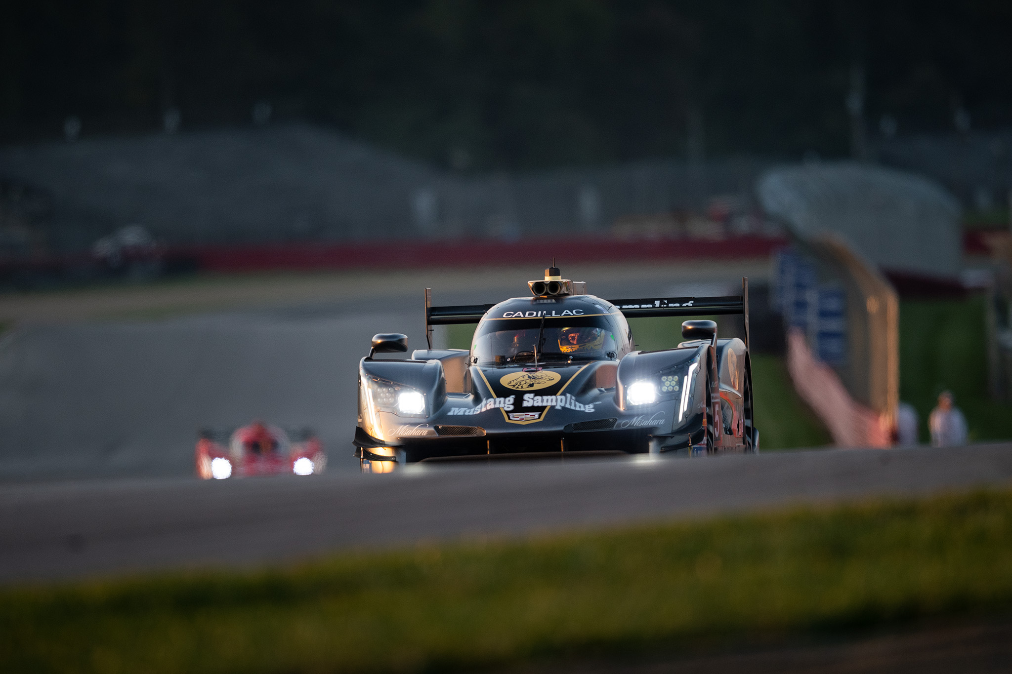 JDC Miller Motorsports and Joao Barbosa with the Cadillac DPI-V.R at IMSA Mid Ohio 2020 motorsports photography by Luke Munnell